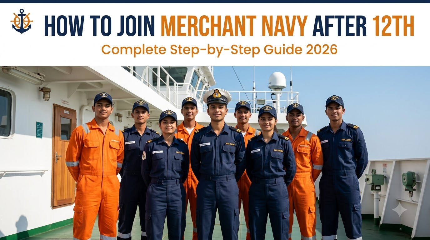 How to Join Merchant Navy After 12th: Complete Step-by-Step Guide (2026)